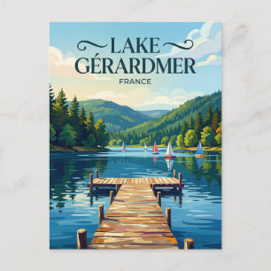 Carte Postale Lac de Gérardmer France