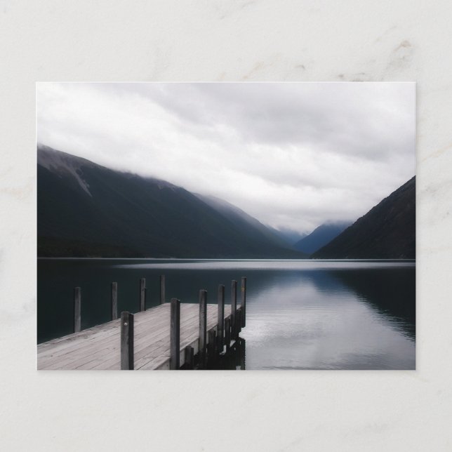 Carte Postale Lac de Nouvelle-Zélande (Devant)