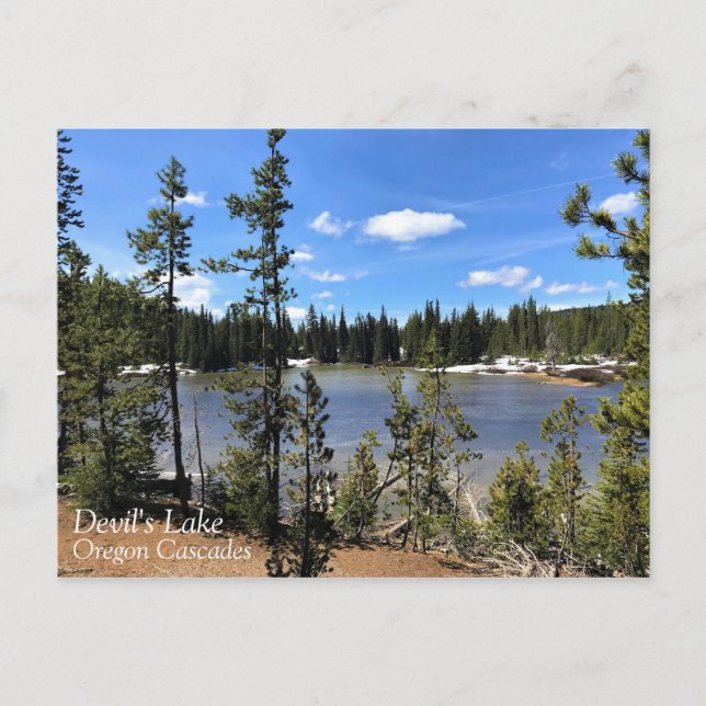 Carte Postale Lac Devil, Oregon (Devant)