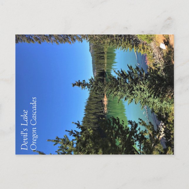 Carte Postale Lac Devil, Oregon (Devant)