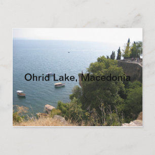 Carte Postale Lac d'Ohrid, Macédoine