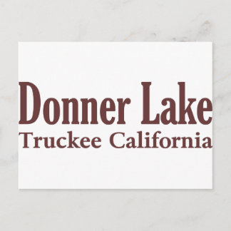 Carte Postale Lac Donner