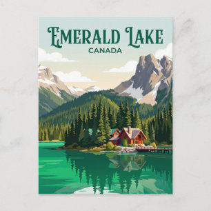 Carte Postale Lac Emerald Canada