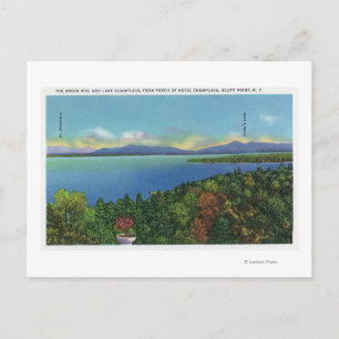 Carte Postale Lac et Green Mountains