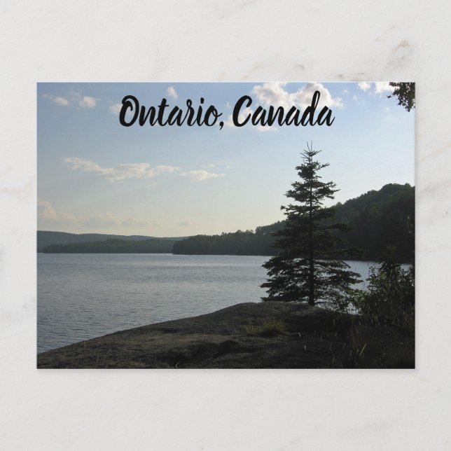 Carte Postale Lac - été - voyage - Ontario - canada (Devant)