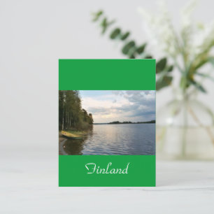 Carte Postale Lac Finlande