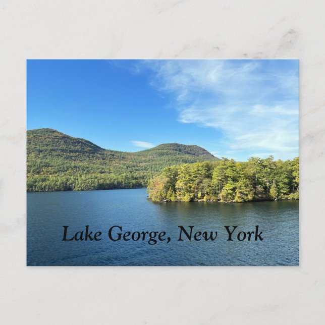 Carte Postale Lac George New York (Devant)