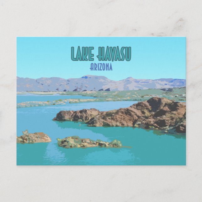 Carte Postale Lac Havasu Arizona Vintage (Devant)