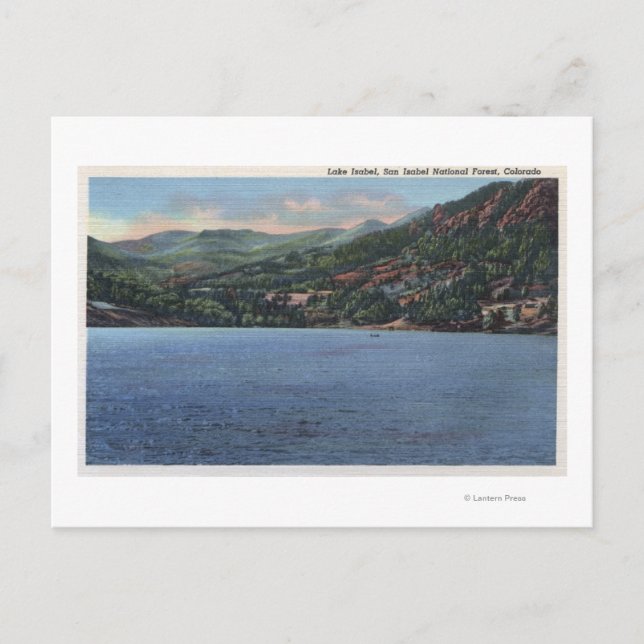 Carte Postale Lac Isabel, Colorado (Devant)