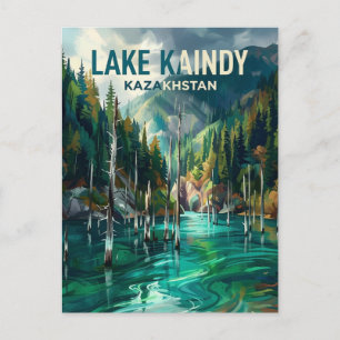 Carte Postale Lac Kaindy Kazakhstan