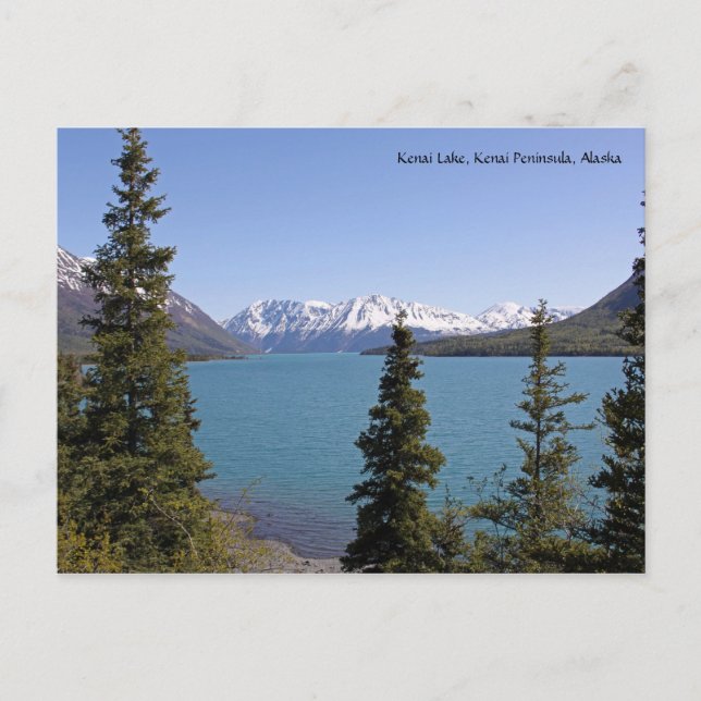 Carte Postale Lac Kenai, péninsule de Kenai,... (Devant)