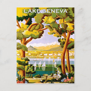 Carte Postale Lac Léman