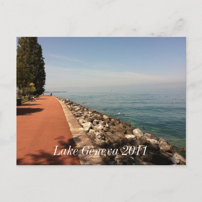 Carte Postale Lac Léman 2011 (Devant)