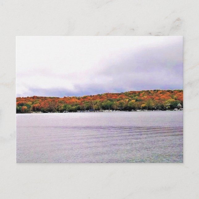 Carte Postale Lac Léman, Wisconsin (Devant)