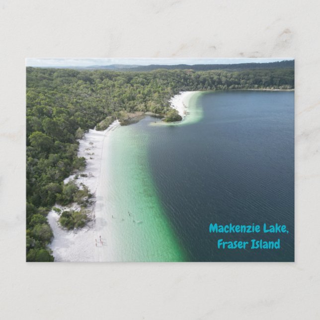 Carte Postale Lac Mackenzie, île Fraser (Devant)