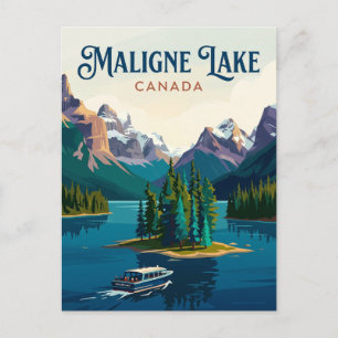 Carte Postale Lac Maligne Canada