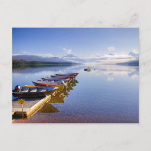 Carte Postale Lac McDonald, Parc national de Glacier, Montana,