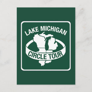Carte Postale Lac Michigan Circle Tour, Signal, Wisconsin, États