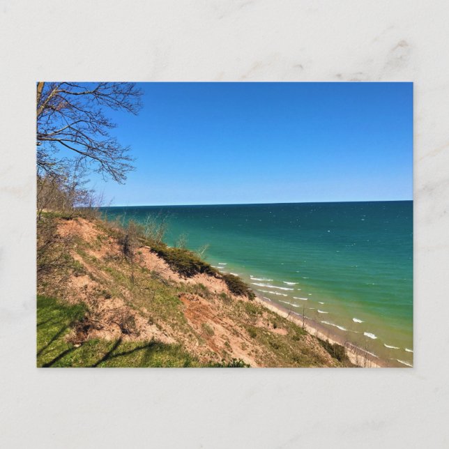 Carte Postale Lac Michigan, Port Washington, Wisconsin (Devant)