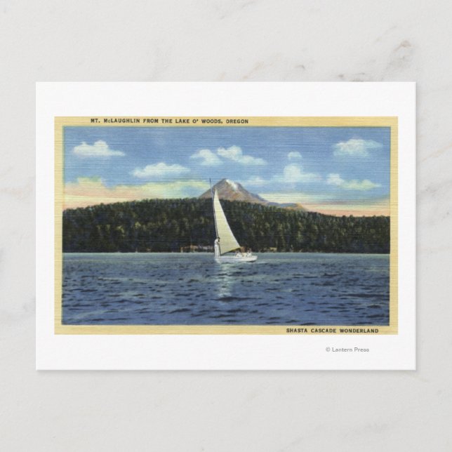 Carte Postale Lac O'The Woods, Oregon (Devant)
