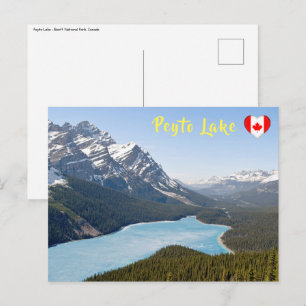 Carte Postale Lac Peyto - Parc national Banff, Alberta, Canada