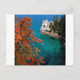 Carte Postale Lac Pictures Rocks Shore Supérieur Michigan
