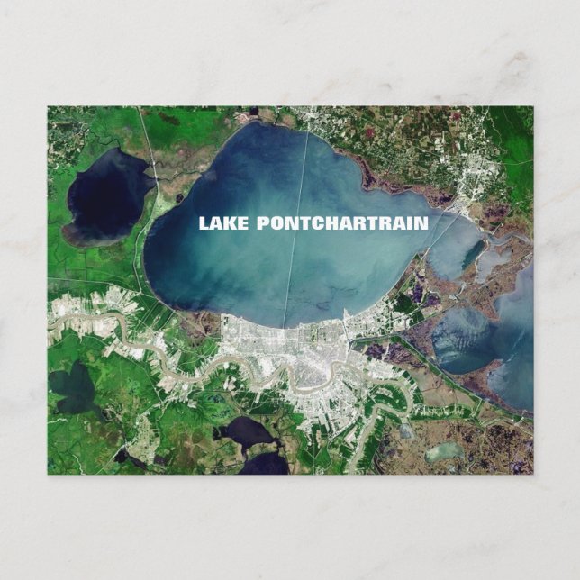 Carte Postale Lac Pontchartrain (Devant)
