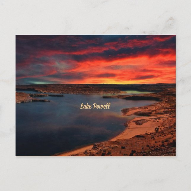 Carte Postale Lac Powell, Arizona (Devant)