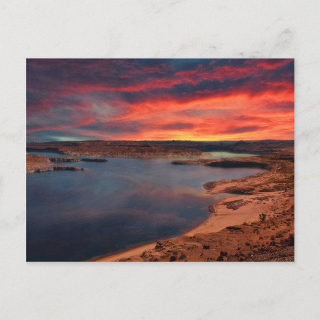 Carte Postale Lac Powell beau paysage naturel (Devant)