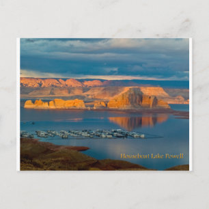 Carte Postale Lac Powell de Houseboat