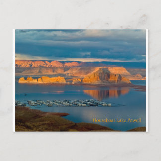 Carte Postale Lac Powell de Houseboat