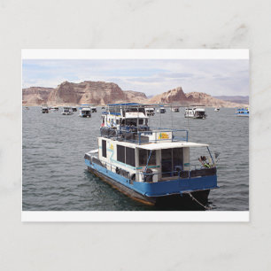 Carte Postale Lac Powell Houseboat, Arizona, États-Unis 2