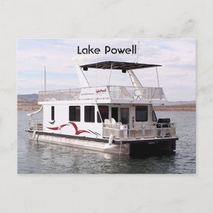 Carte Postale Lac Powell : Houseboat, Arizona, États-Unis 9