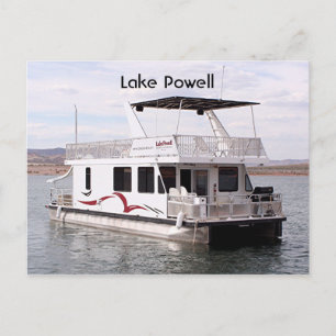 Carte Postale Lac Powell : Houseboat, Arizona, États-Unis 9