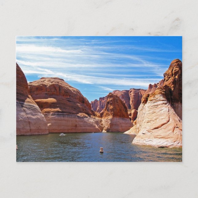 Carte Postale Lac Powell Page Arizona Water Réservoir Paysage (Devant)