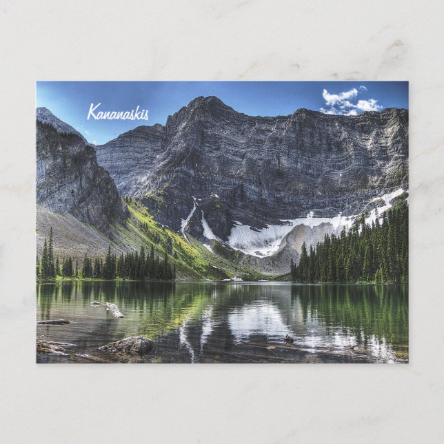 Carte Postale Lac Rawson, Kananaskis, Canada. (Devant)
