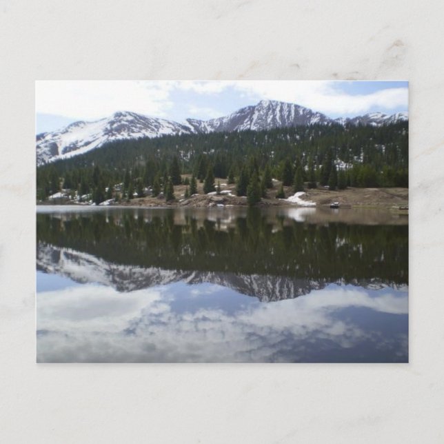 Carte Postale Lac Reflection (Devant)
