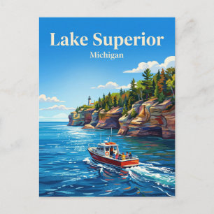 Carte Postale Lac Supérieur États-Unis