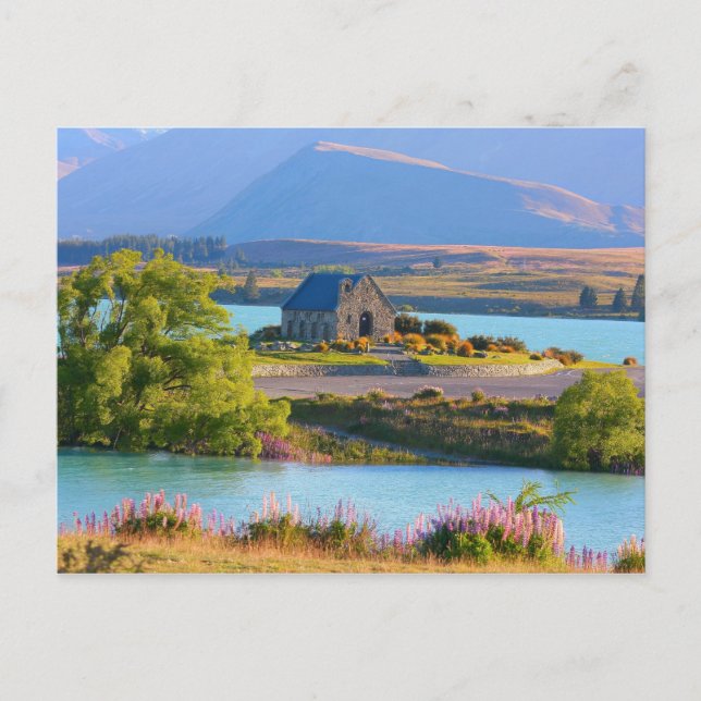 Carte Postale Lac Tekapo, Nouvelle-Zélande (Devant)