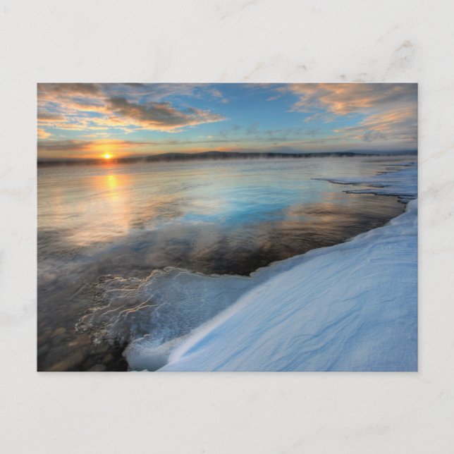 Carte Postale Lac Teslin Après Une Tempête De Défrichement, Yuko (Devant)