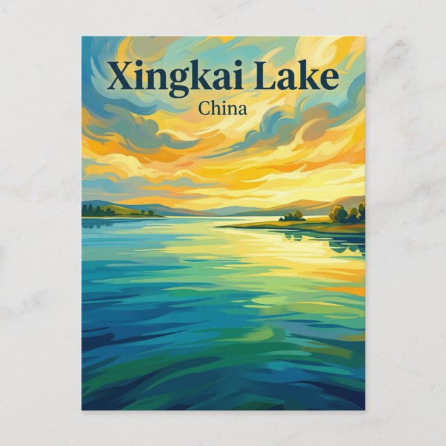 Carte Postale Lac Xingkai Chine (Devant)