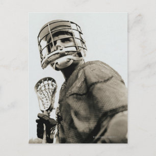 Carte Postale Lacrosse Goalkeeper
