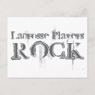 Carte Postale Lacrosse Players Rock