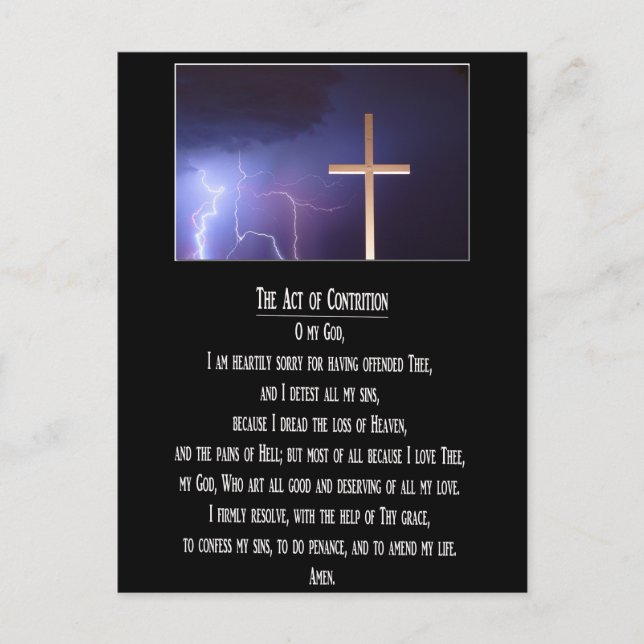 Carte Postale L'Acte de la Prière de Contrition.jpg (Devant)