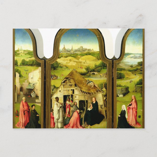 Carte Postale L'Adoration des Mages, 1510 (Devant)