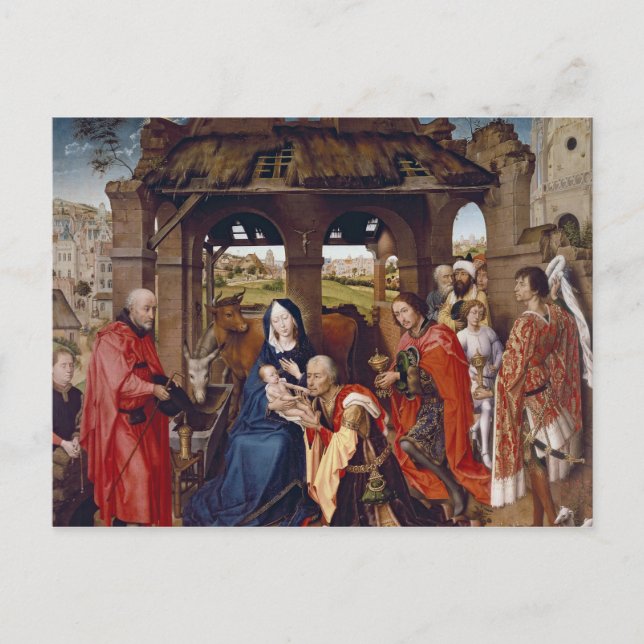 Carte Postale L'Adoration des Mages, c.1455 (Devant)