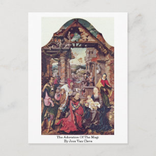 Carte Postale L'Adoration Des Mages Par Joos Van Cleve