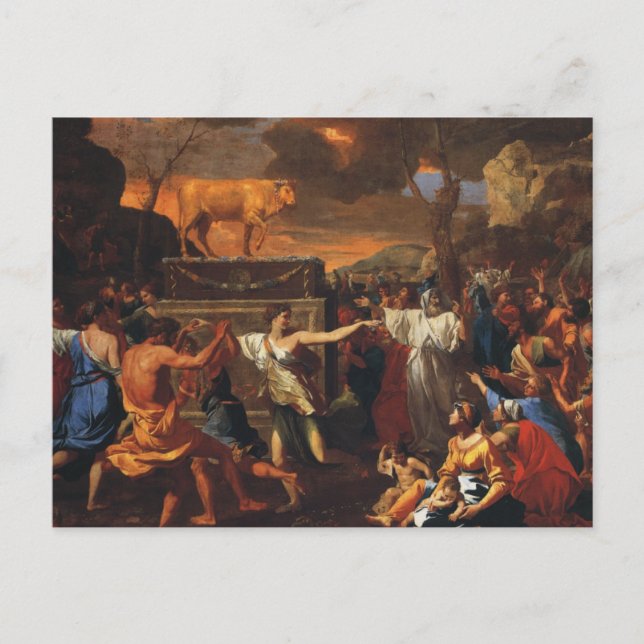 Carte Postale L'Adoration Du Calf D'Or (Devant)
