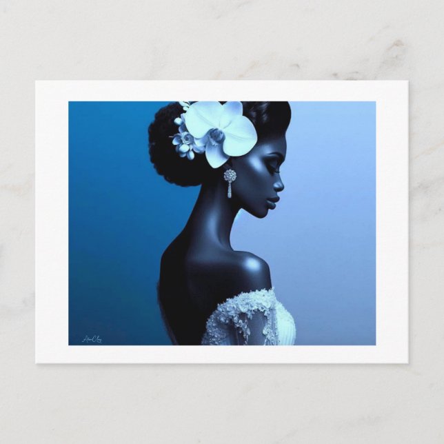 Carte postale Lady Blue (Devant)