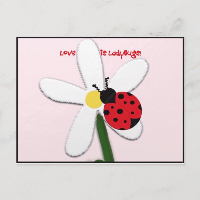 Carte Postale Lady Bug Lovin (Devant)